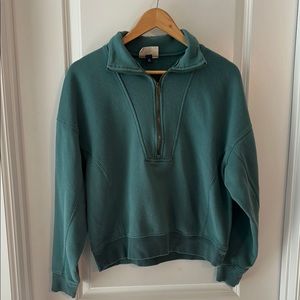Comfortable Half-Zip Sweatshirt